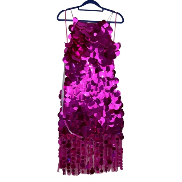 Nasty Gal Pink Sequin Dress - Picture 6 of 12